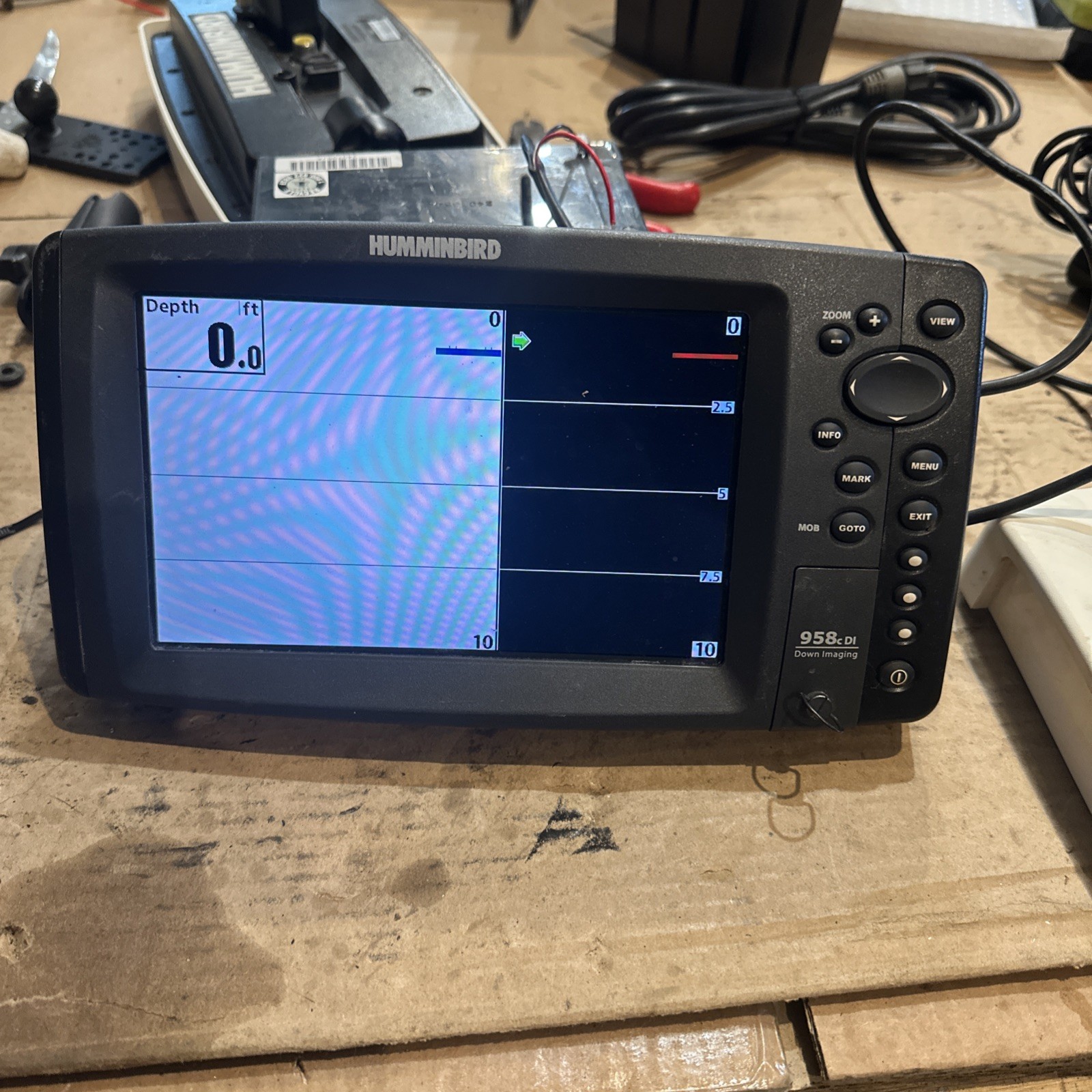 Humminbird 958c DI Head Unit Depthfinder Graph