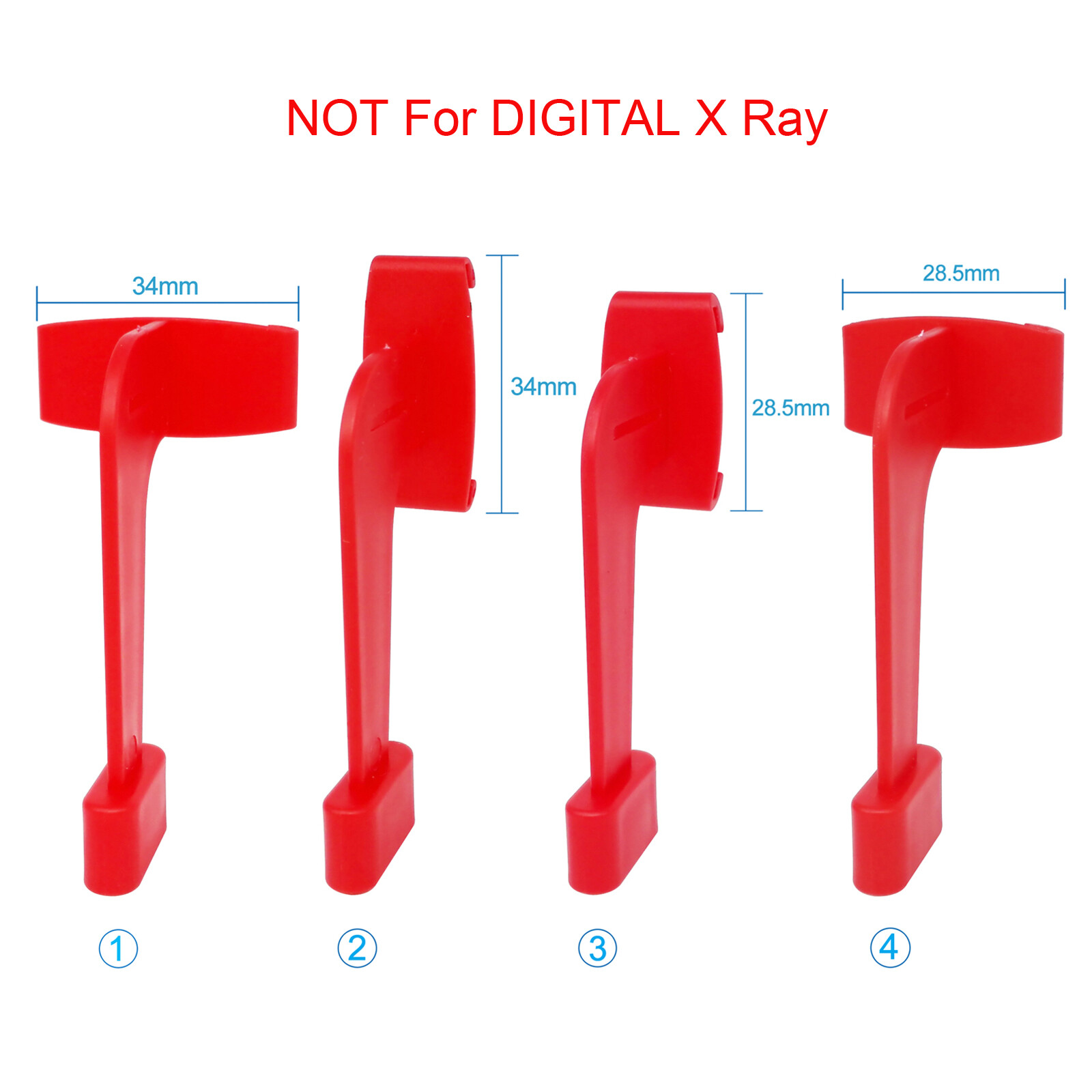 Dental XCP RINN X-Ray Bitewing Bite Block Red Positioning Holder Aiming Blocks A