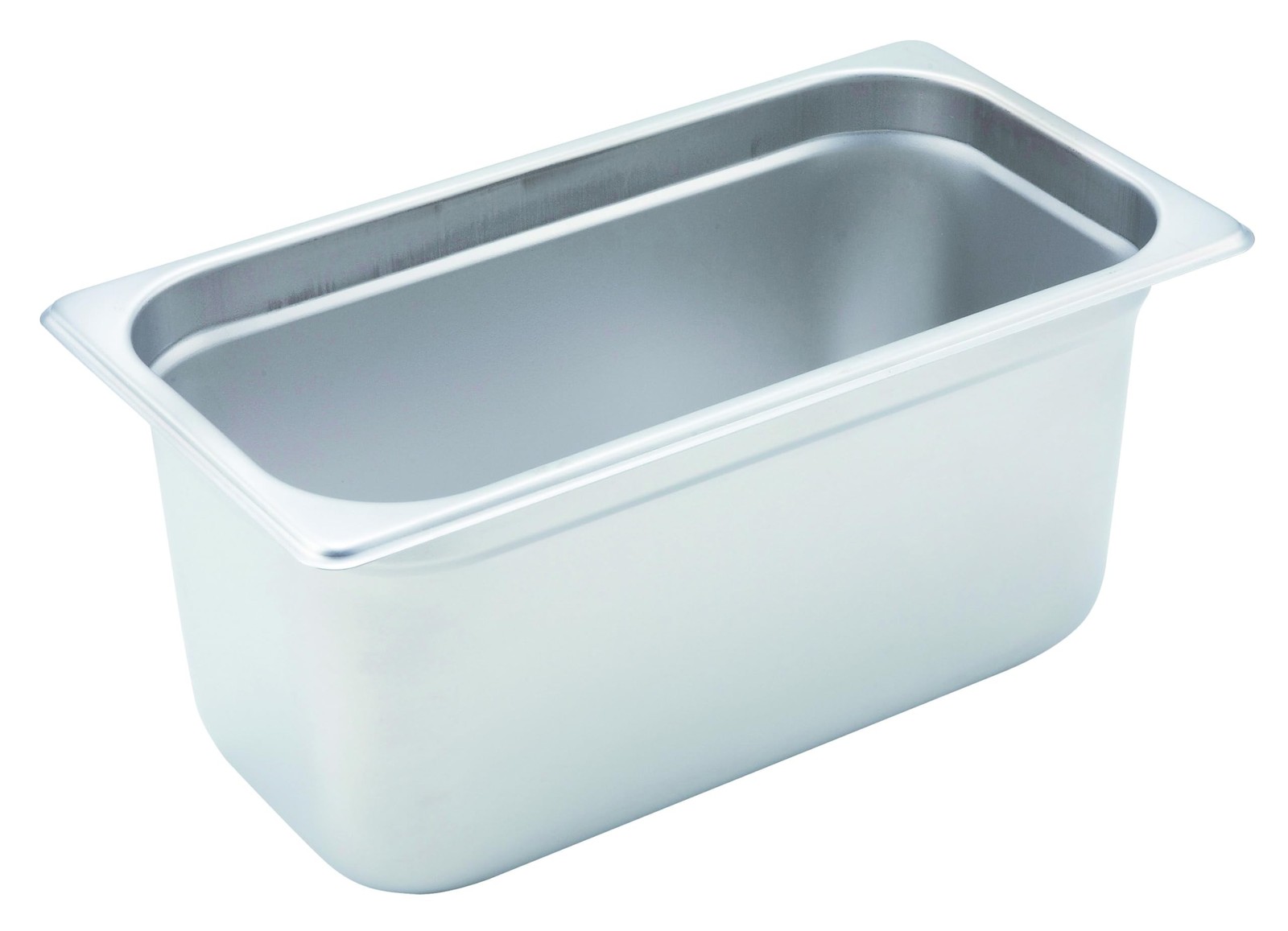 Winco SPJH-306 Stainless Steel 1/3 Size Anti-Jamming Steam Table Pan 6" 22 Gauge