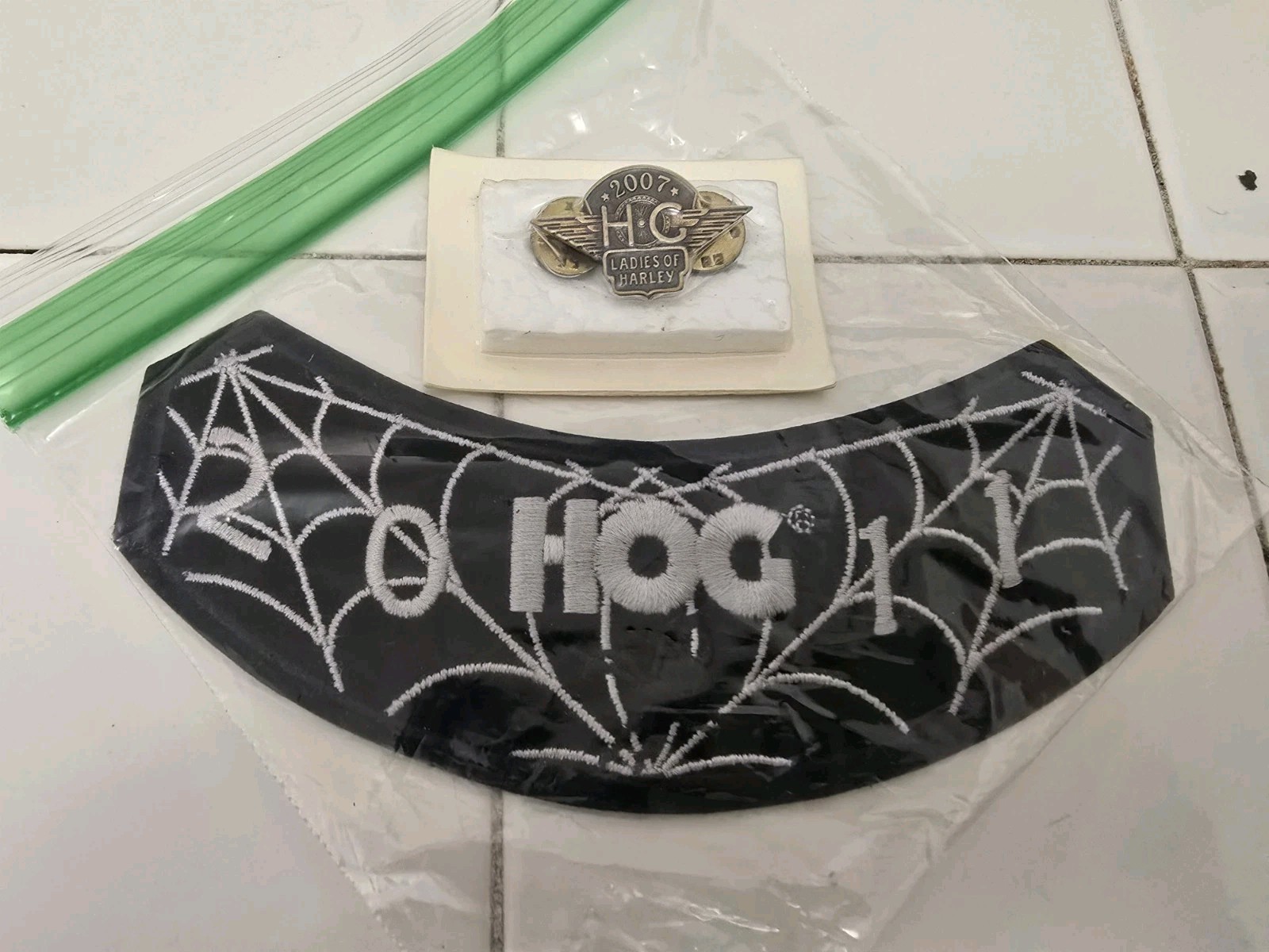 Harley Davidson 2011 HOG Patch Embroider 2007 Ladies Of Harley Pin Lapel