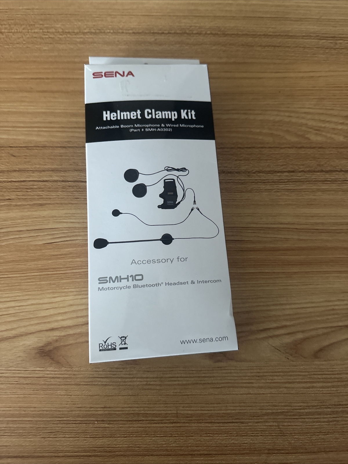 SENA CLAMP KIT ATTACHABLE BOOM/WIRED MIC SMH-A0302 NEW