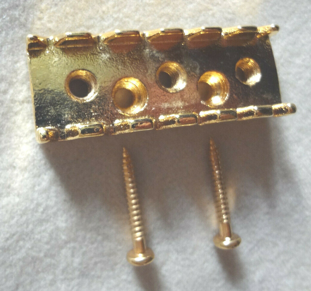 FLOYD ROSE Lic. LOCKING NUT Base MIGHTY MITE GOLD 42MM Top Mount for Guitar