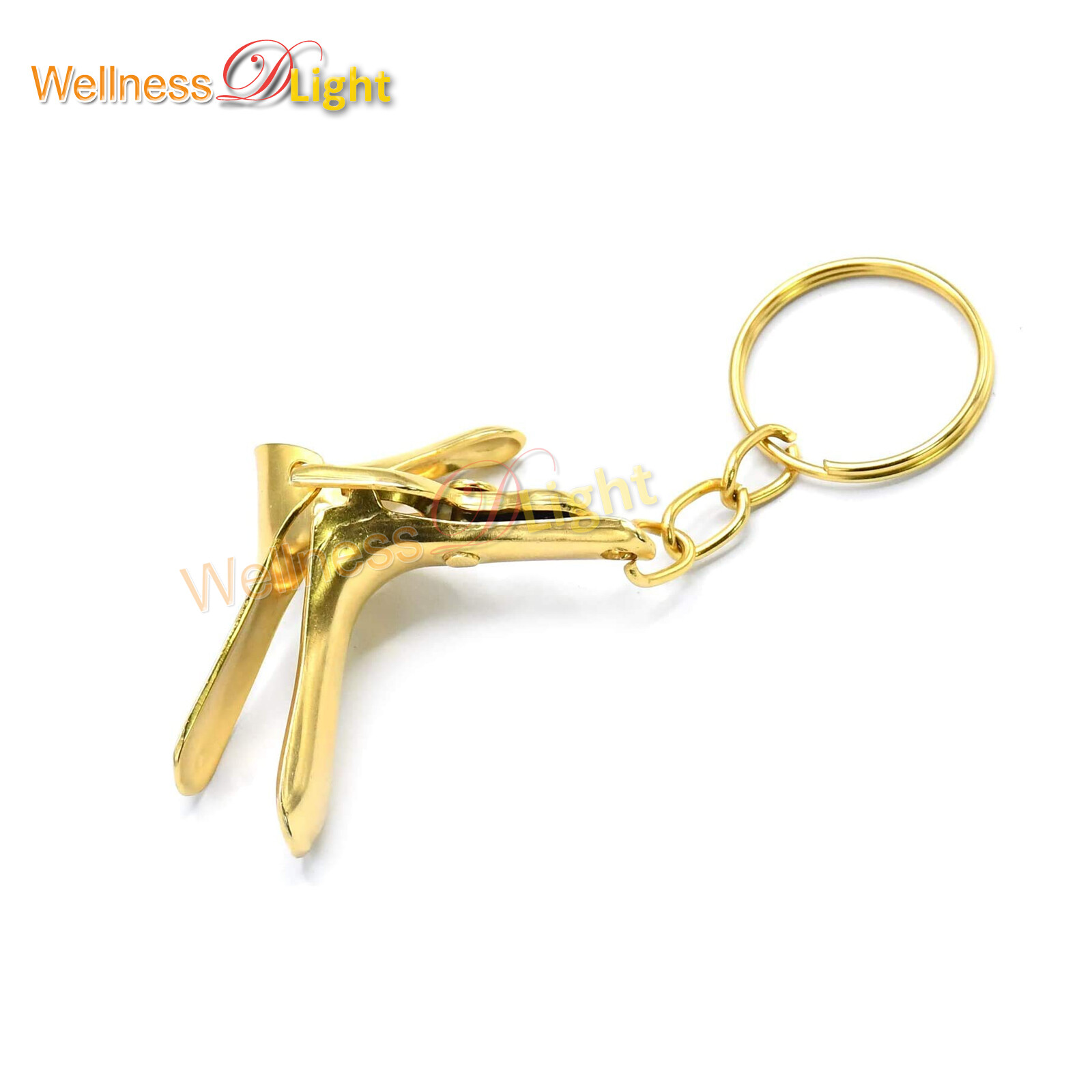 GYN Speculum Keychain Full Gold Stainless Steel Best Quality