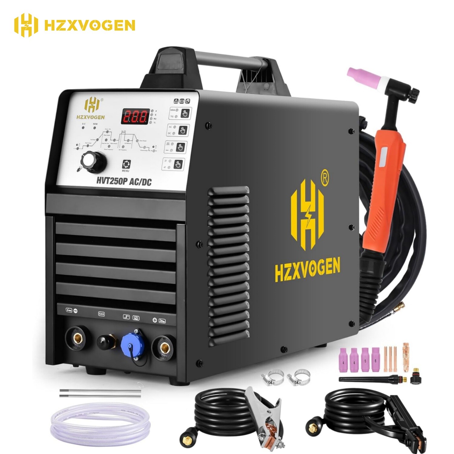 Aluminum TIG Welder 200A Pulse - 6-in-1 Pro Machine (110V/220V for Beginners) US
