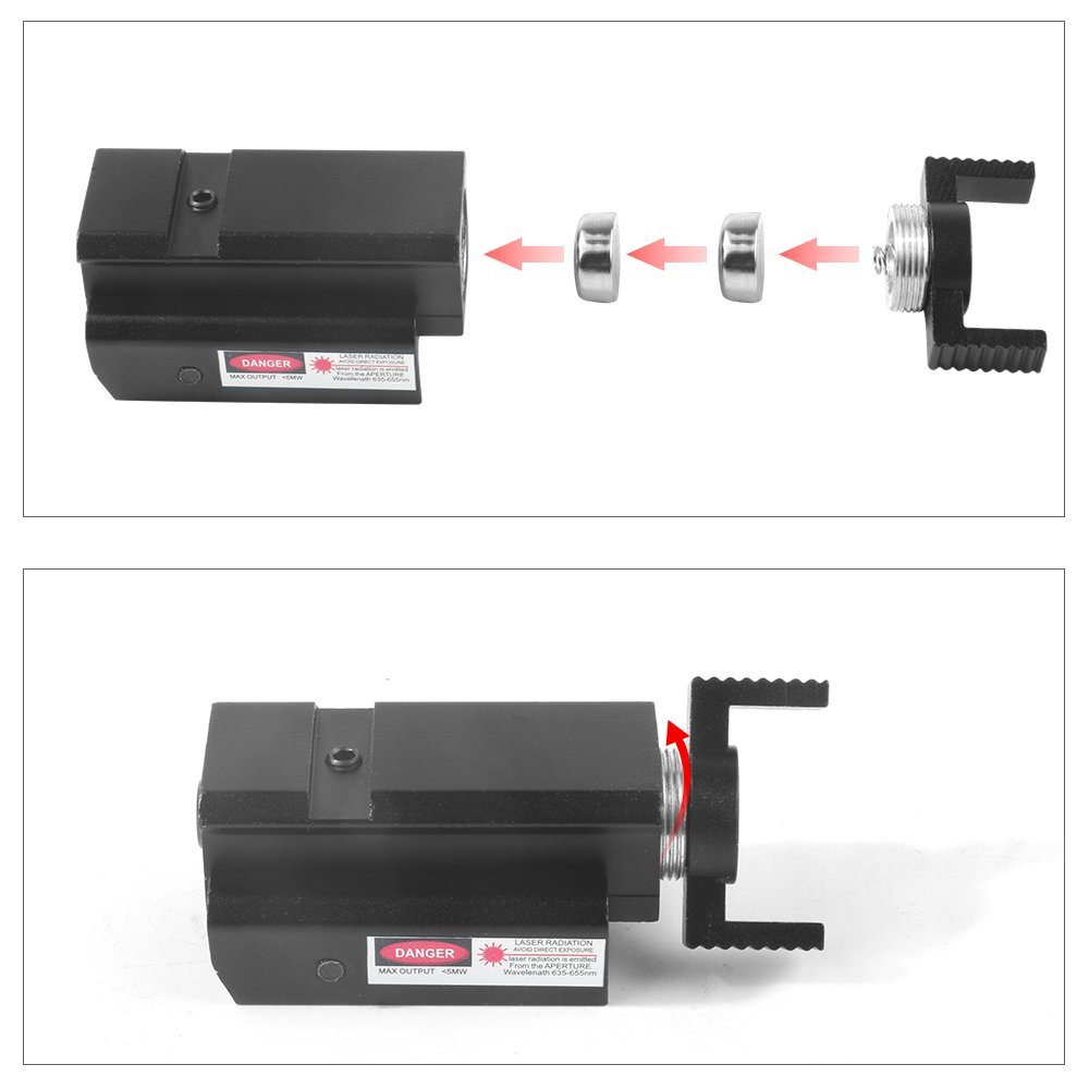 Tactical Red Green Dot Reflex Sight Scope W/ Red /Green Laser Holographic Sight