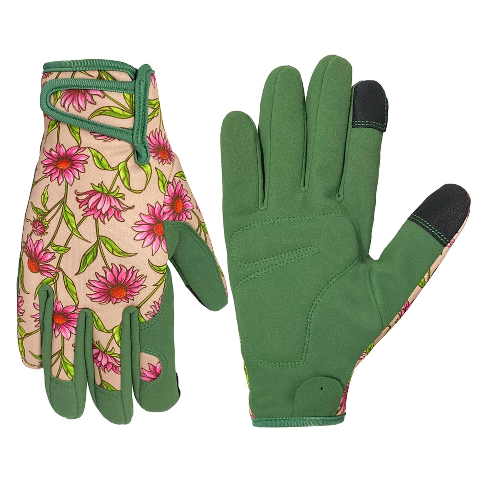 Gardening Gloves for Women, Garden Gloves with Touch Screen, Thorn Proof Punc...