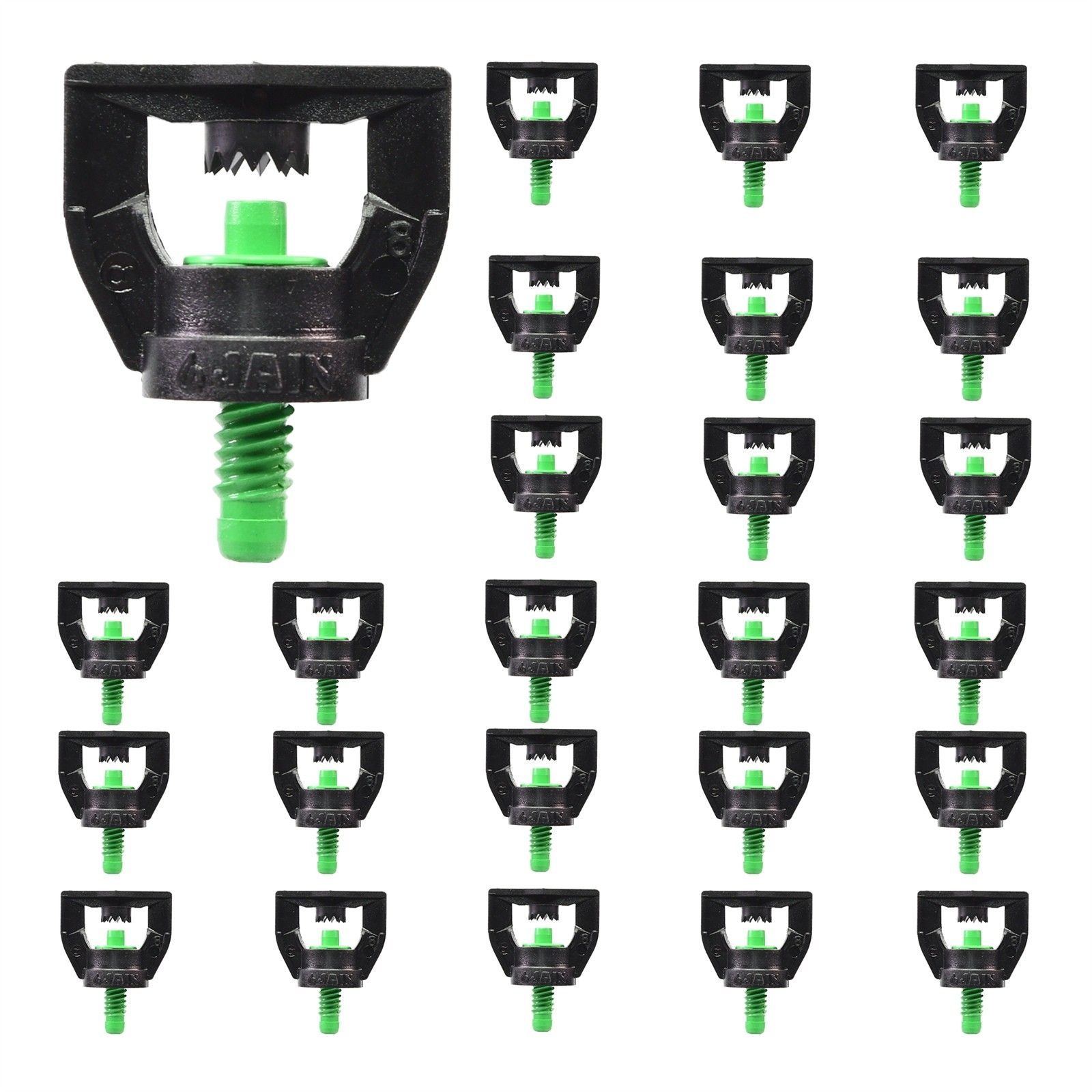 25 Jain Irrigation Micro Sprinkler Butterfly Pattern 18-27ft Wetting Area B-50