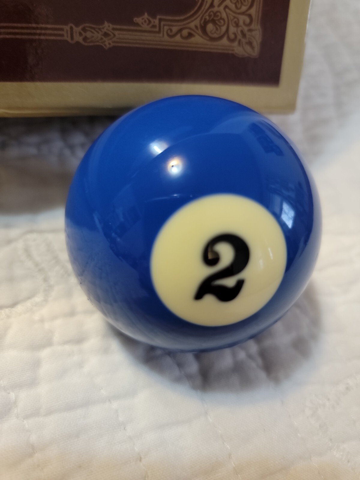Replacement Billiard Pool 2 Ball Blue Empire 2.25" EUC