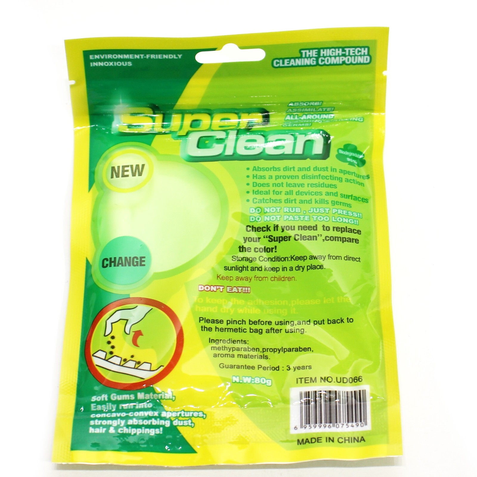 3X Super Clean The High - Tech Cleaning Compound Lime Green Color