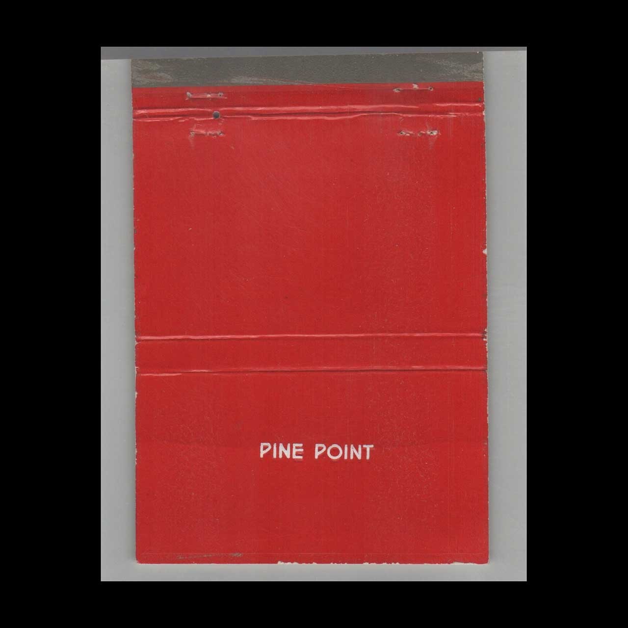 Matchbook Cover Restaurant Pine Point