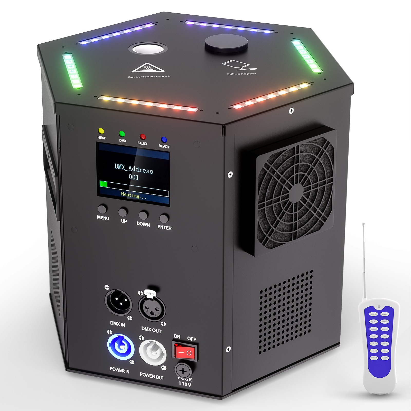 2 Styles LED Cold Spark Machine Stage Effect DMX Firework Machine Club Wedding