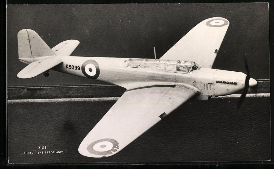 Photography English Aircraft Fairey P.4/34, Identifier: K5099
