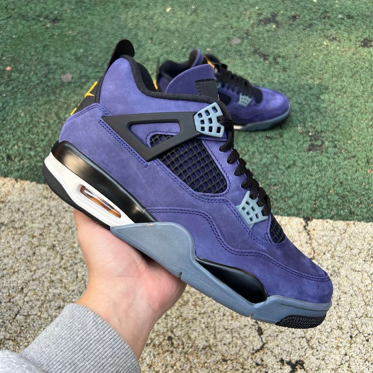 NK AJ4 Retro 'Lakers' AJ4 Imperial Purple FV5029-500 Men's