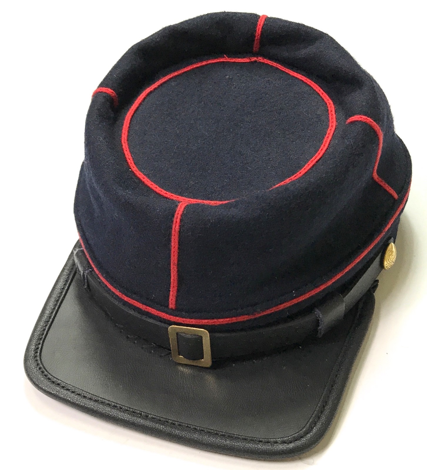 CIVIL WAR US UNION INFANTRY STATE MILITIA WOOL KEPI FORAGE CAP HAT-MEDIUM