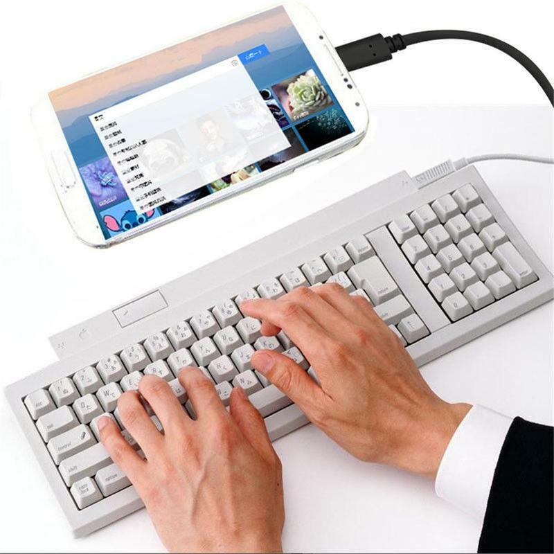USB-C Type-C Male to USB 2.0 Type-A Female OTG Adapter Conversion Cable
