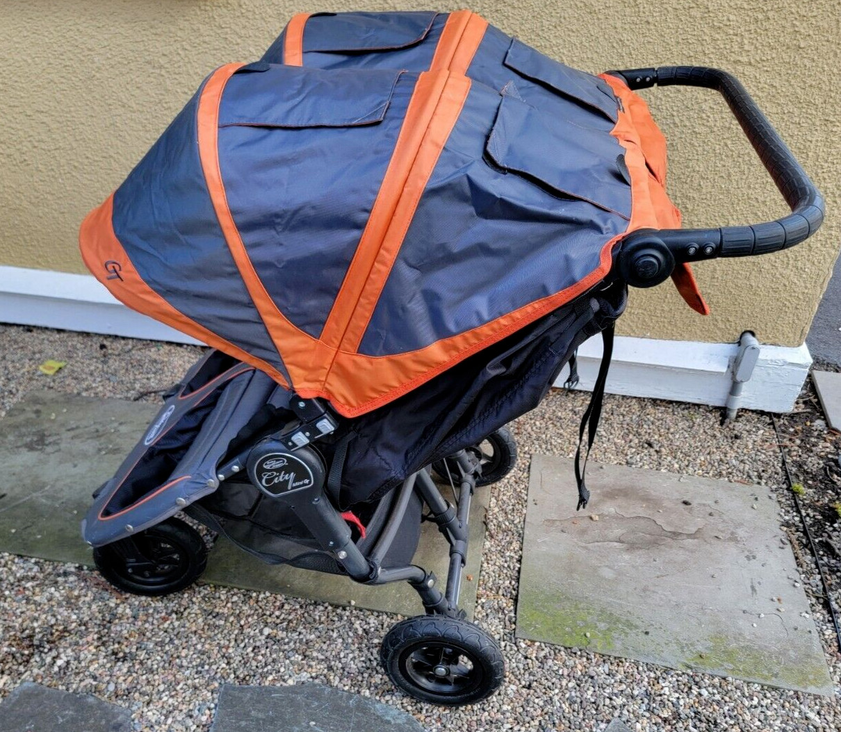 Baby Jogger City Mini GT Double Stroller Jogger Orange