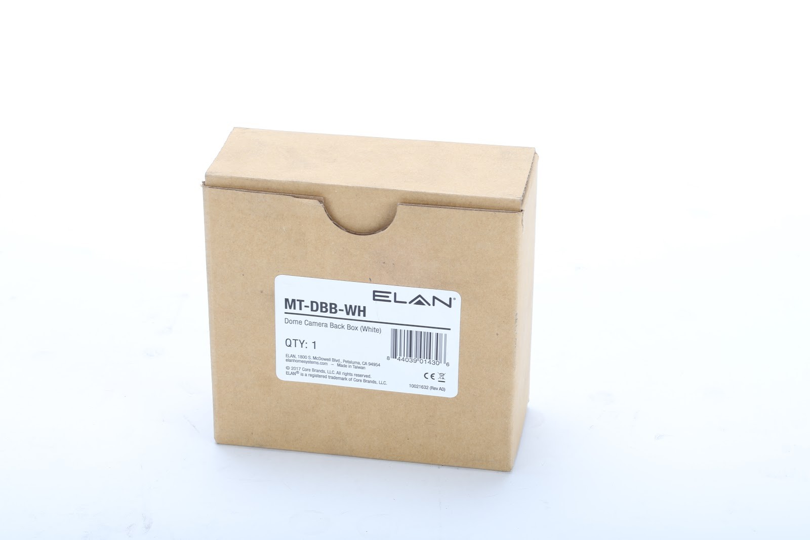 Elan MT-DBB-WH Dome Camera Back Box 844039014306 - New Open Box