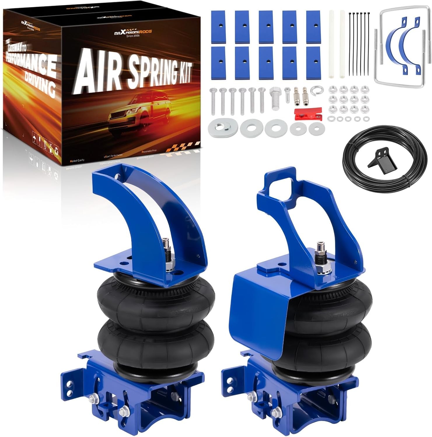 maXpeedingrods 5000 lbs Rear Air Suspension Bags Kit for Ford F-250 F-350 2011-2