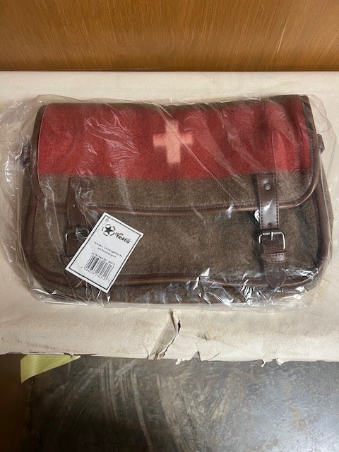 Swiss Military Blanket Messenger Bag, Unused.