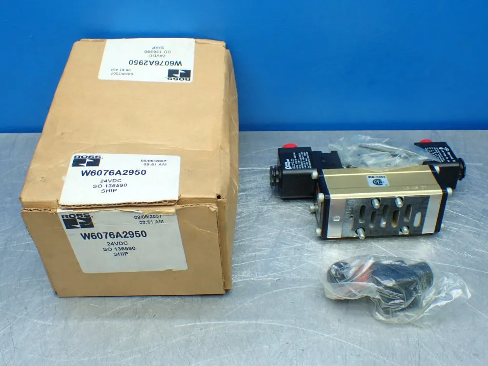 ROSS PNEUMATIC SOLENOID VALVE W6076A2950