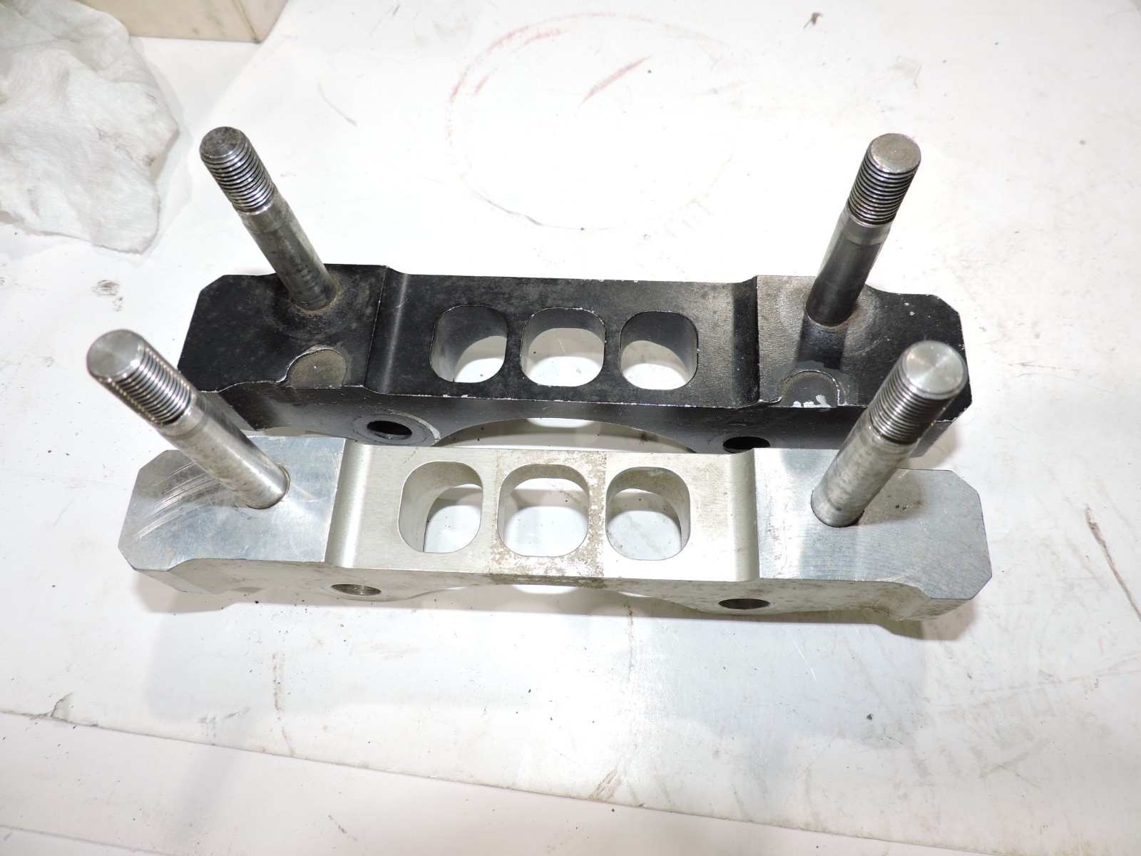 PFC rear brake caliper radial mounts Pair aluminum 4 3/4"  NASCAR