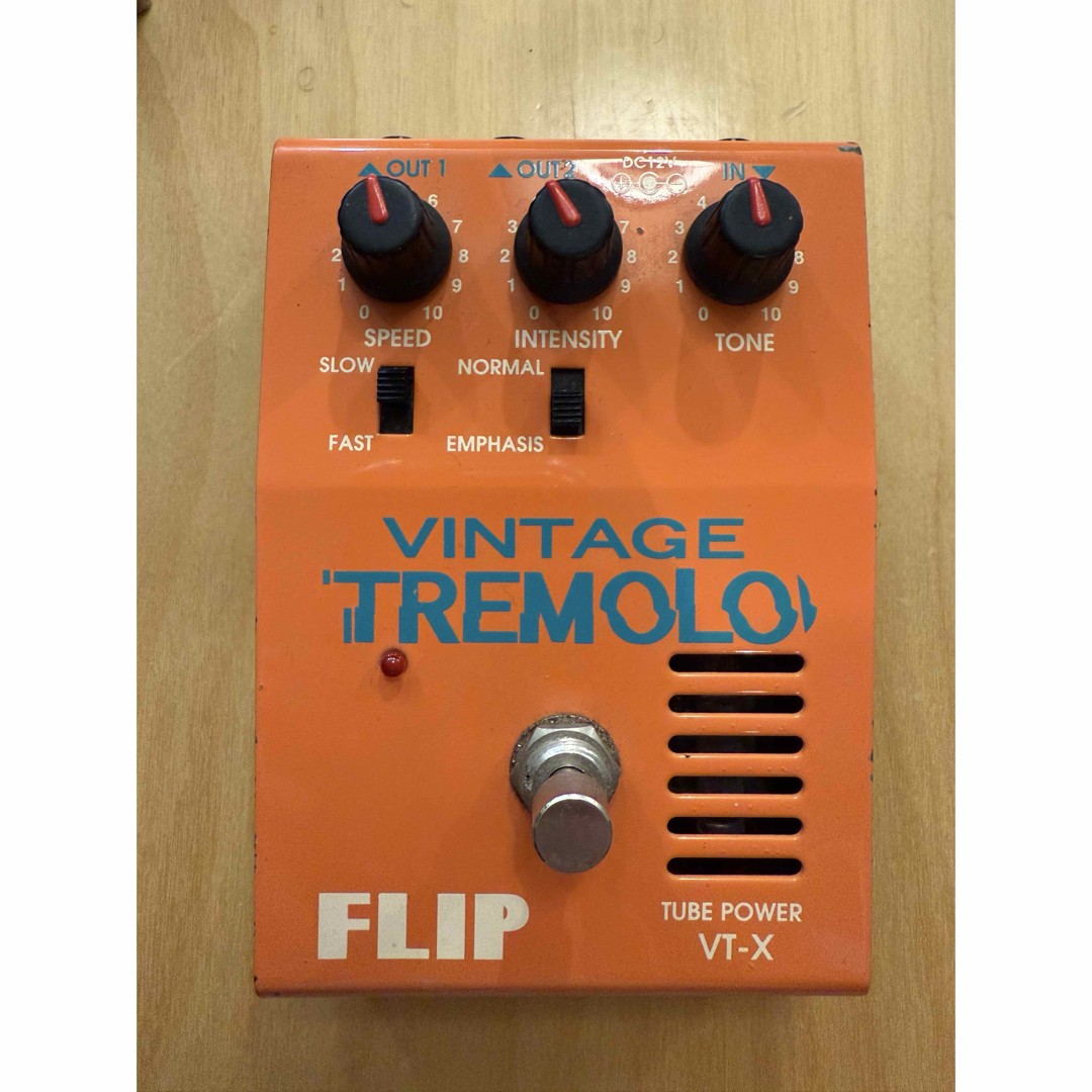 Guyatone FLIP TUBE POWER Tube Tremolo Guitar Pedal with Box & Accessories