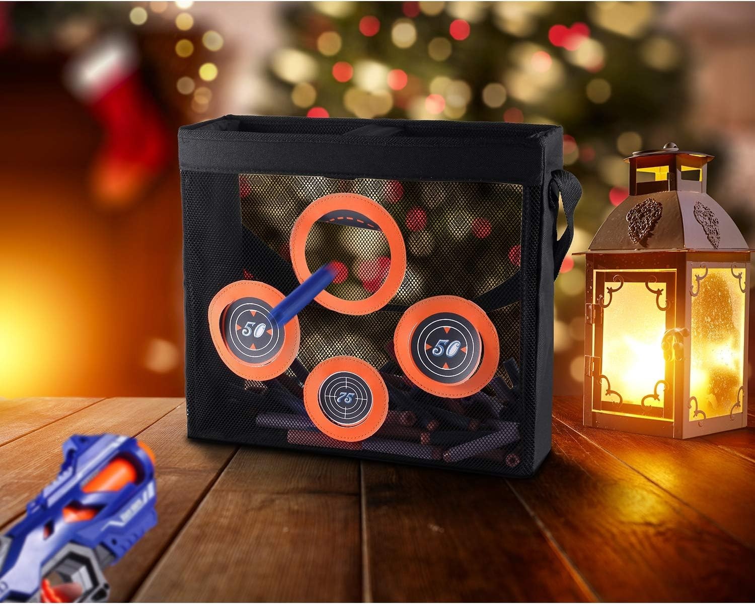 Multi-Functional Target Bag for Shooting Skills - Compatible with Nerf Darts