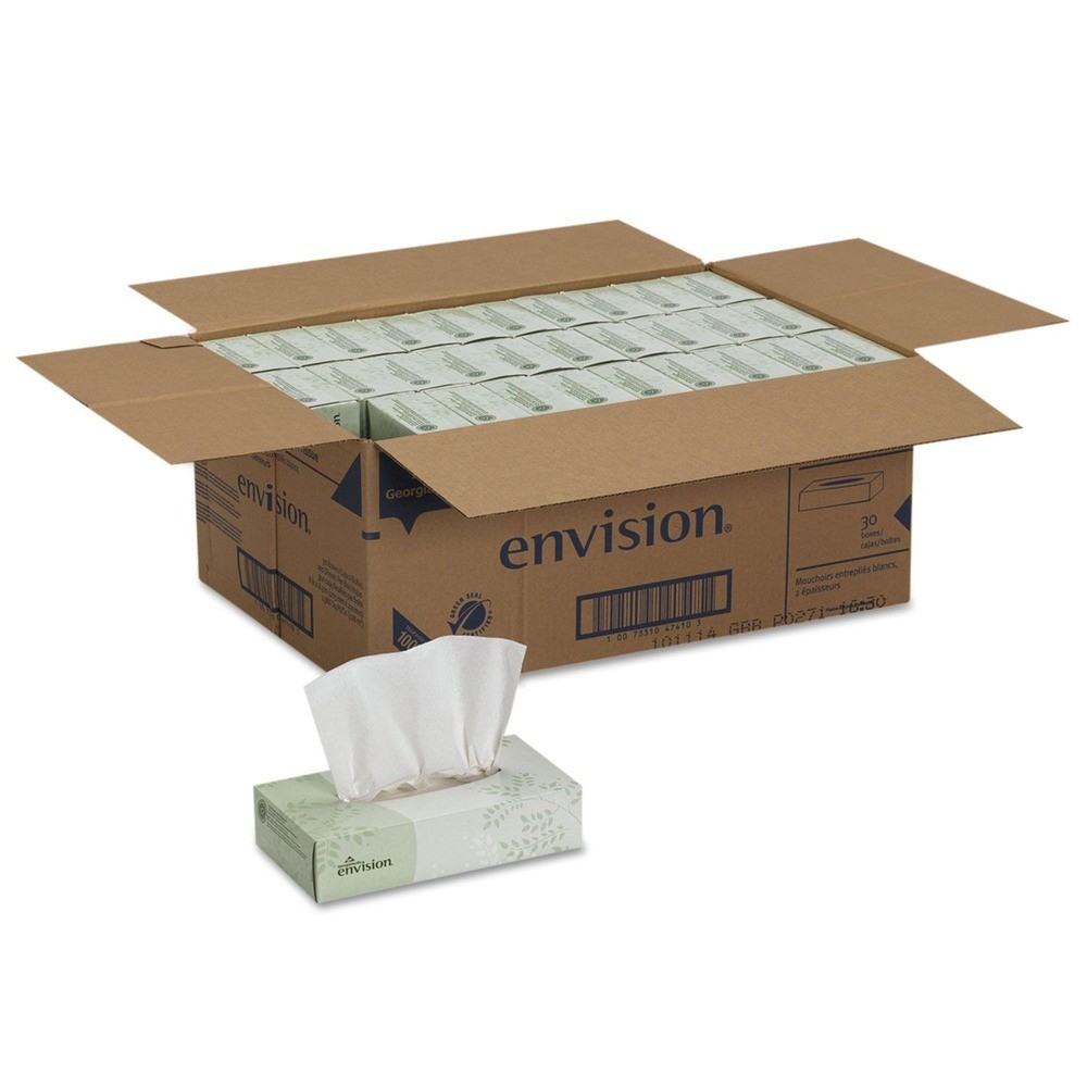 Georgia Pacific Professional 47410 2-Ply Facial Tissue (30-Bx/Ct) New