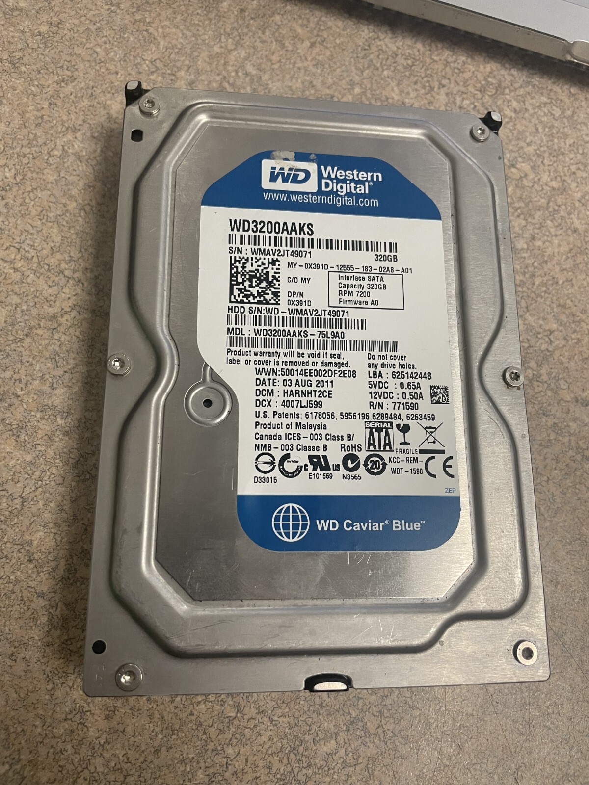 wd3200aaks driver