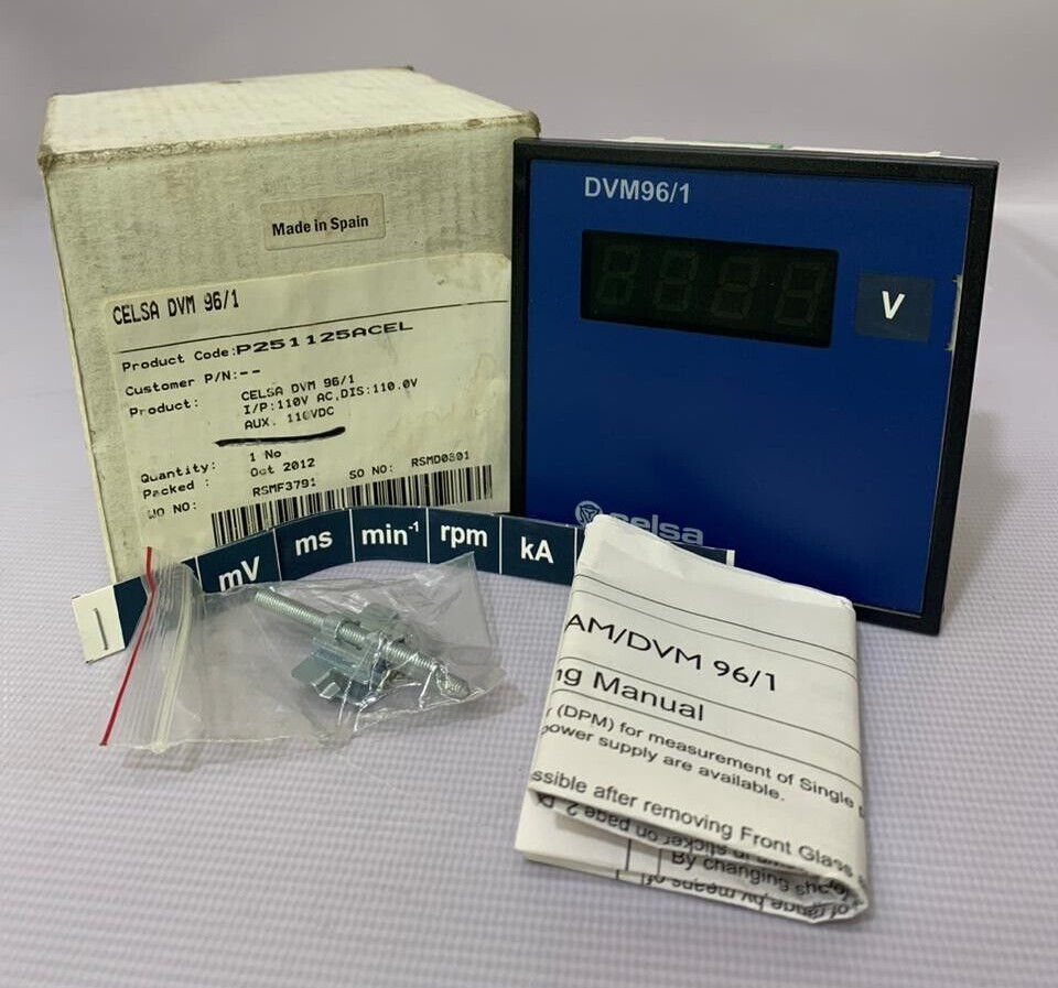 CELSA / AC Voltmeter / DVM 96/1 / 110V DC - 110V AC