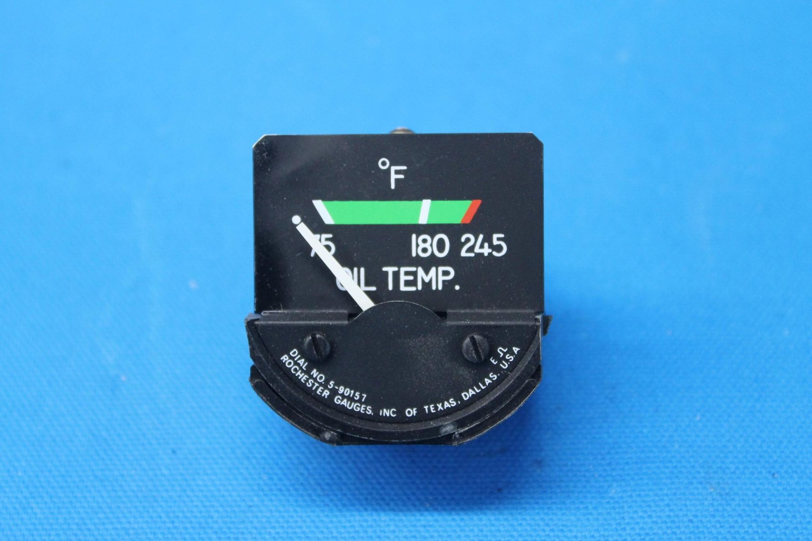 Used Rochester Gauges Aviation Oil Temperature Gauge p/n 6246-00090 (23947)