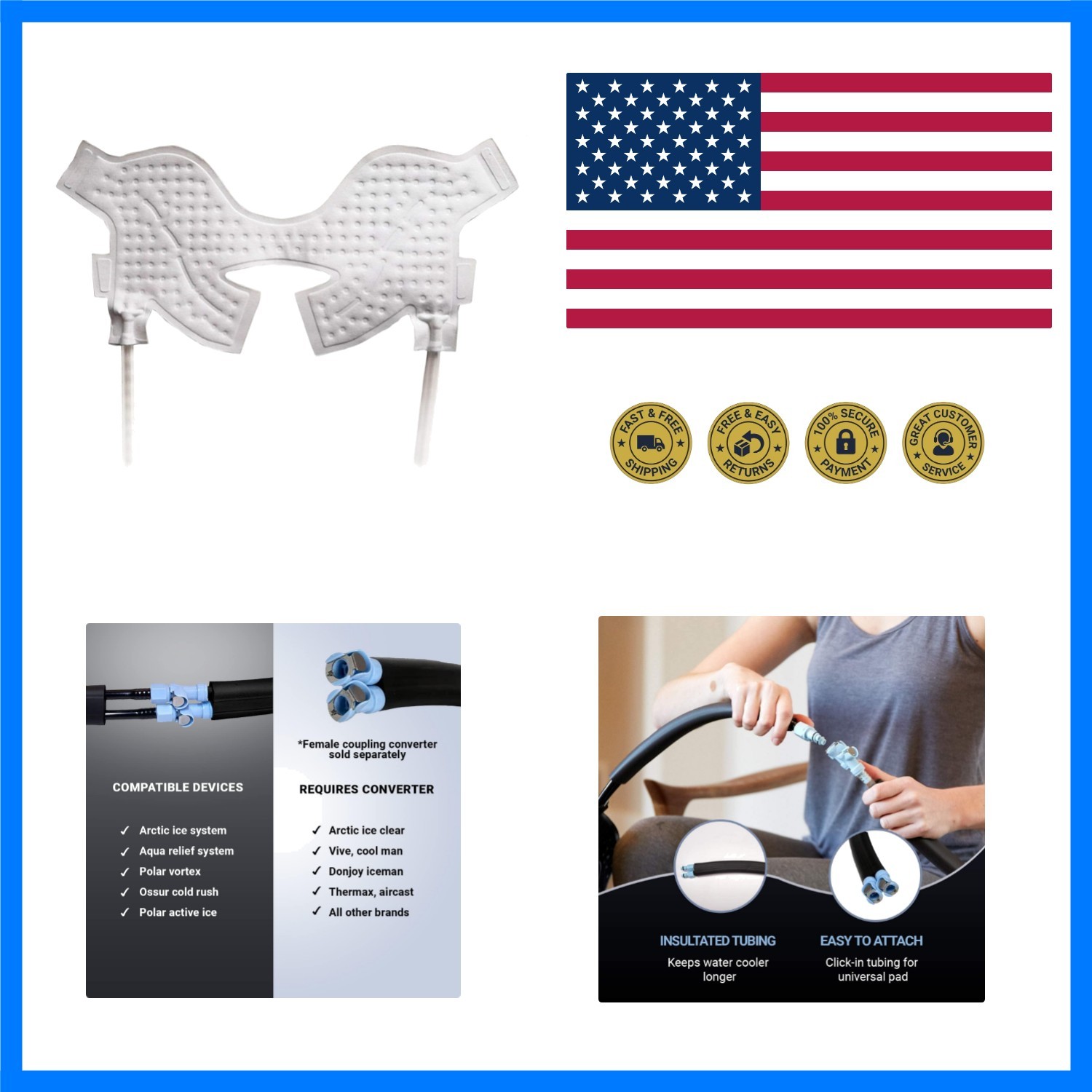 Face Wrap for Cryotherapy Unit - Pad Only for Circulating Ice Machine for Max...