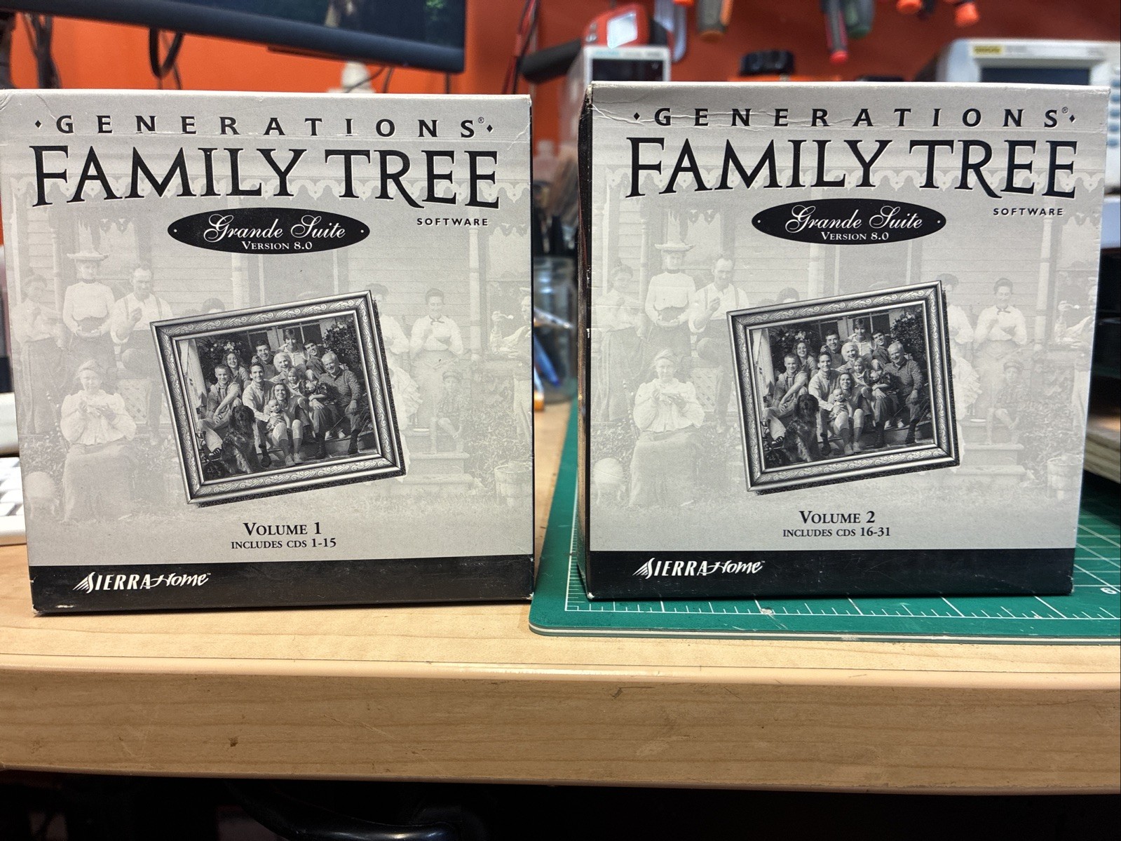 Generations Family Tree Grande Suite v8.0 Volumes 1 & 2 Complete 31-CD Set