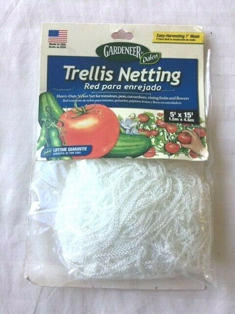Gardeneer NET TRELLIS Heavy Duty 5' x 15' 2 PACK FREE SHIPPING!
