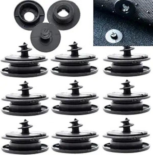 10pcs Universal Car Floor Mat Clips, Anti-Skid Retention Holders for Carpet Fast