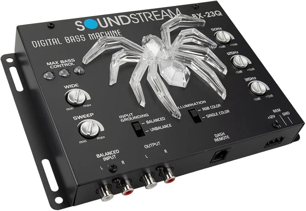 Soundstream BX-23Q Digital Reconstruction Bass Processor, Subwoofer Booster