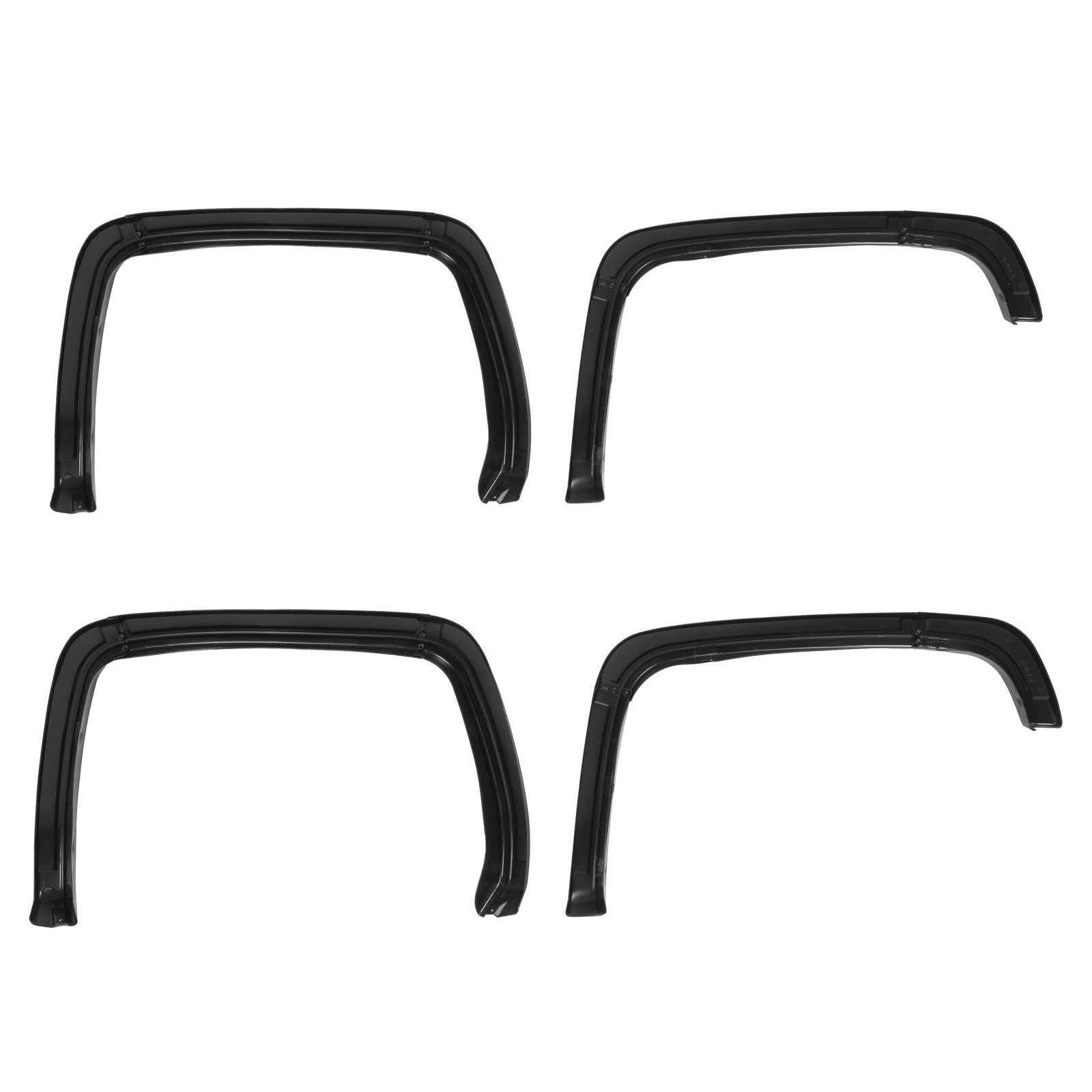 New Fits 2014-2015 GMC SIERRA 1500 Fender Flare Kit Plastic Textured