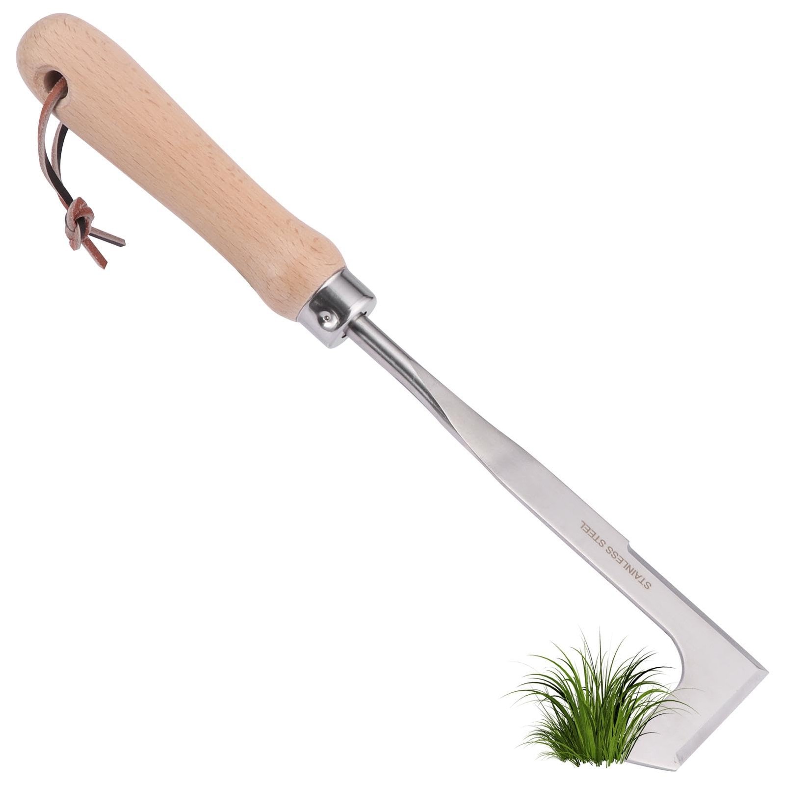 QWLWBU Crack Weeder 12" Stainless Steel Crevice Weeding Tool Manual wood