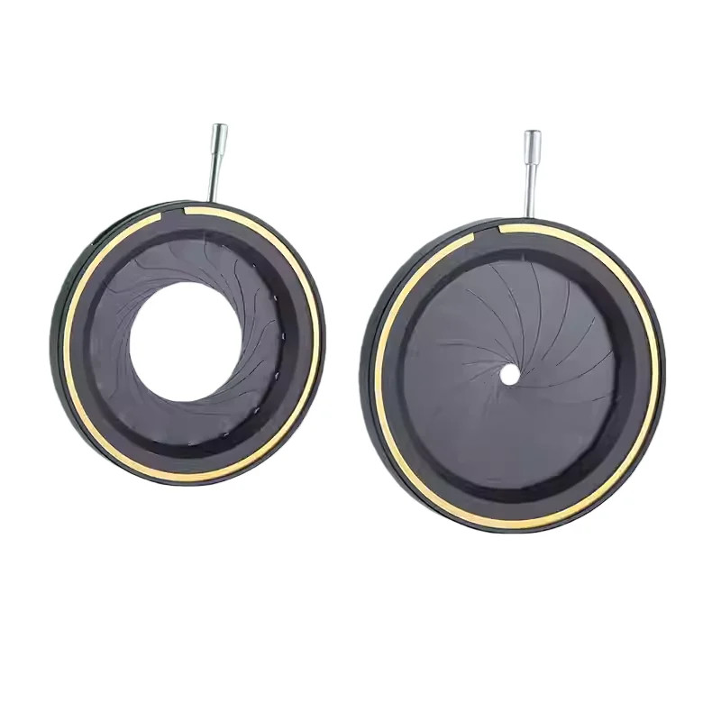 Adjustable Manual Iris Diaphragm Aperture2.5mm-36mm Optical Microscope Component
