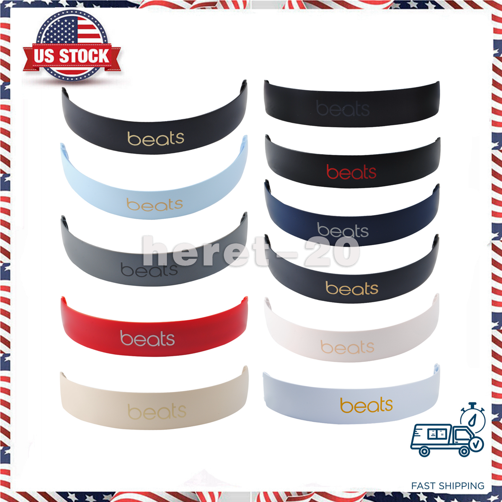 Top-Quality Replacement Headband for Beats Studio 3 Wireless by Dr. Dre - 1pc