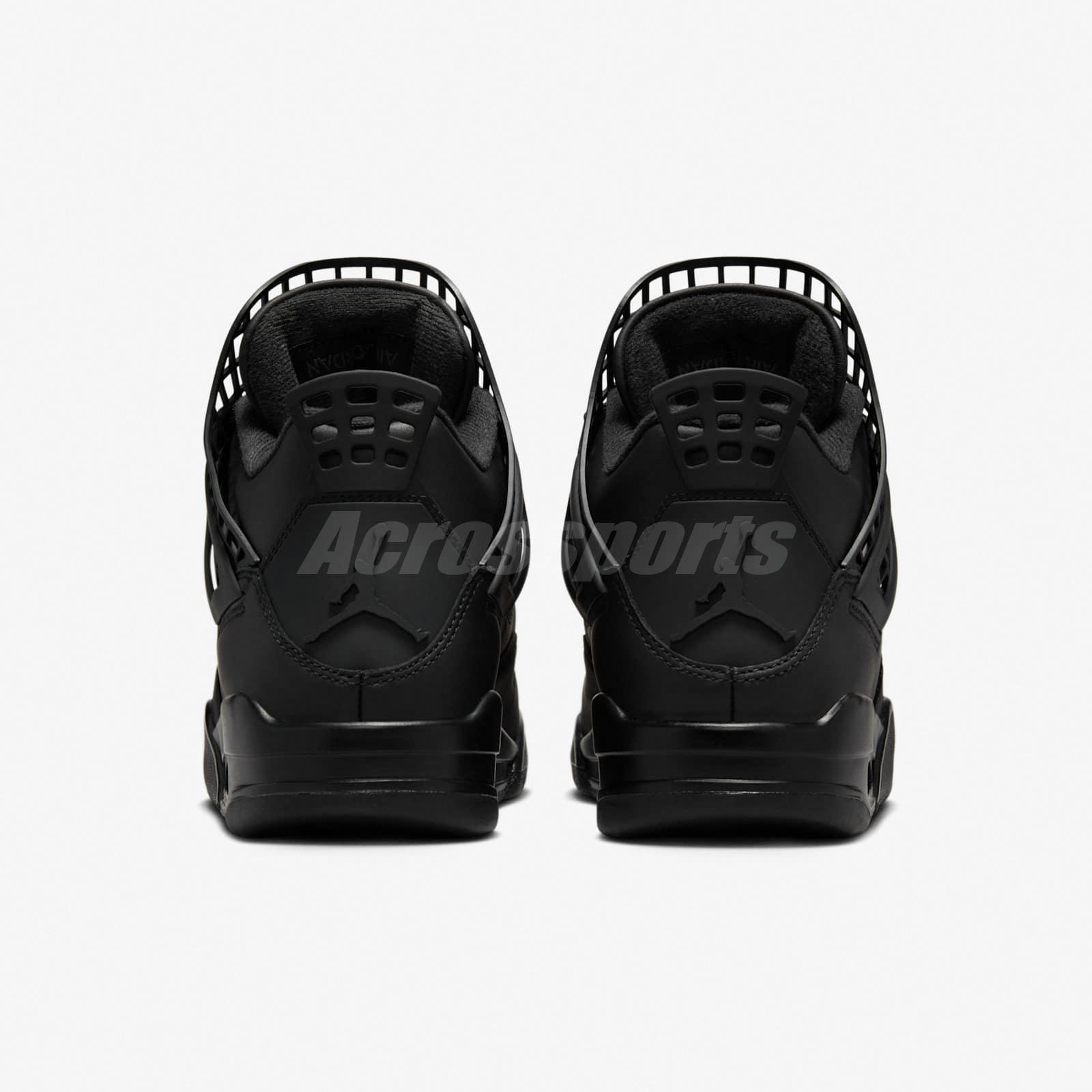 Nike Wmns Air Jordan 4 Net AJ4 Black Women Casual Shoes Sneakers FN7251-001