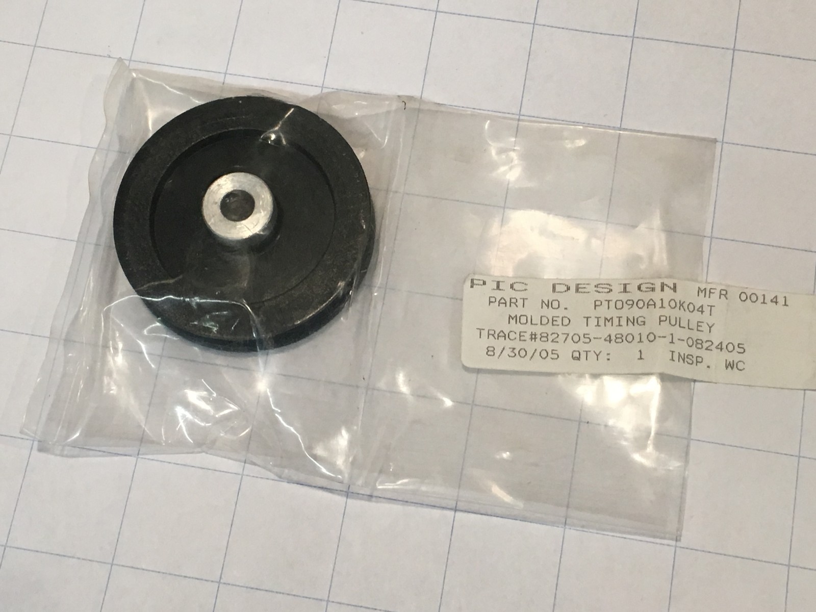 PIC DESIGN : Timing Pulleys : PT090A10K04T