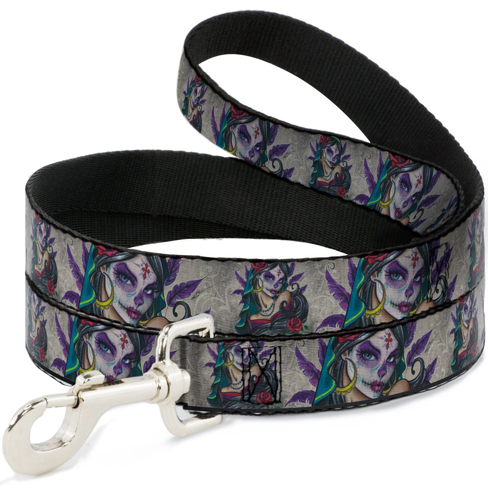 Dog Leash Muerta NARROW 0.5"
