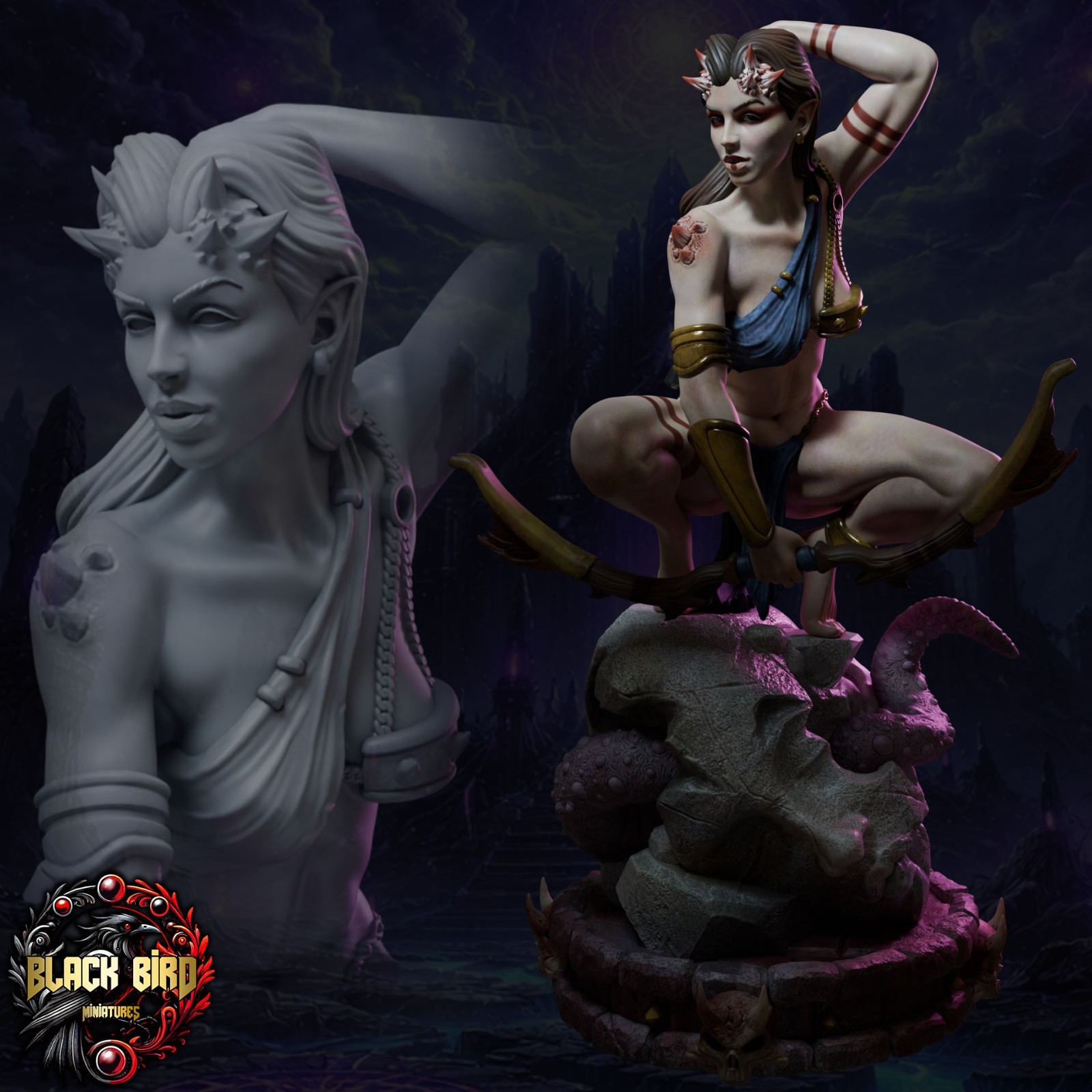 Dungeons & Dragons Playable Character - Female Human Ossyra - Ranger, Fighter