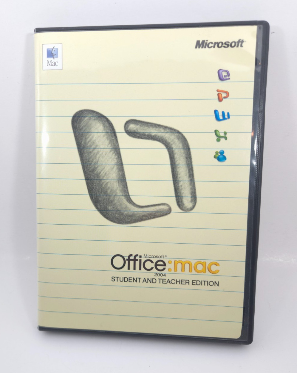 Microsoft Office Mac 2004 Student Teacher Edition 3 Product Keys & Booklet