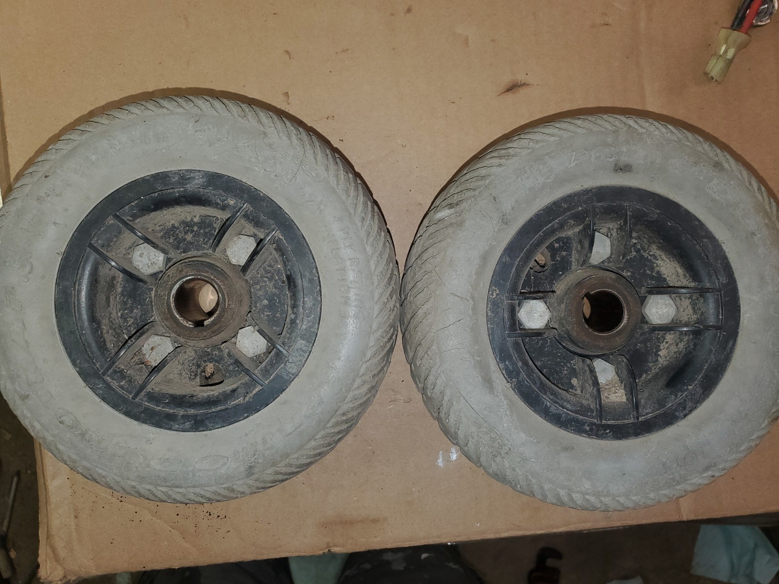 Pride Mobility Scooter Rear Wheels Set of 2.  2.50-4