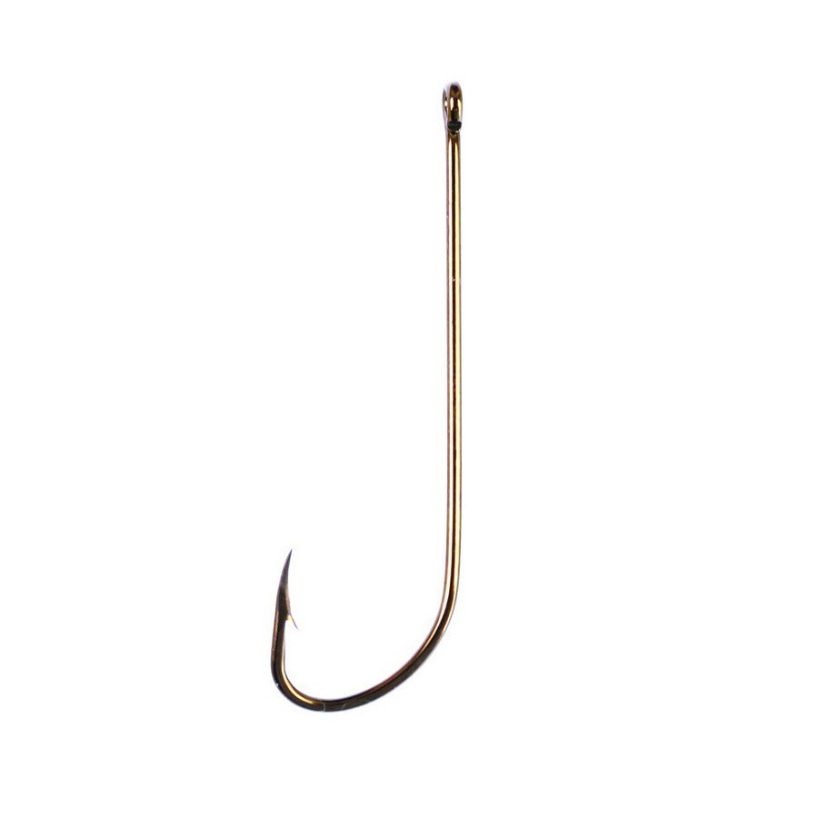Eagle Claw EA 2X Long Shank Size #3 Hook Bronze 100 Per Pack - 072-3