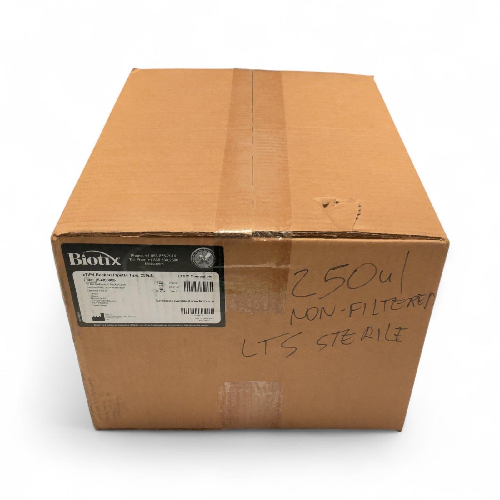Biotix xTIP4 Racked Pipette Tips 250uL 63300006 New In Box (Best Offer!)