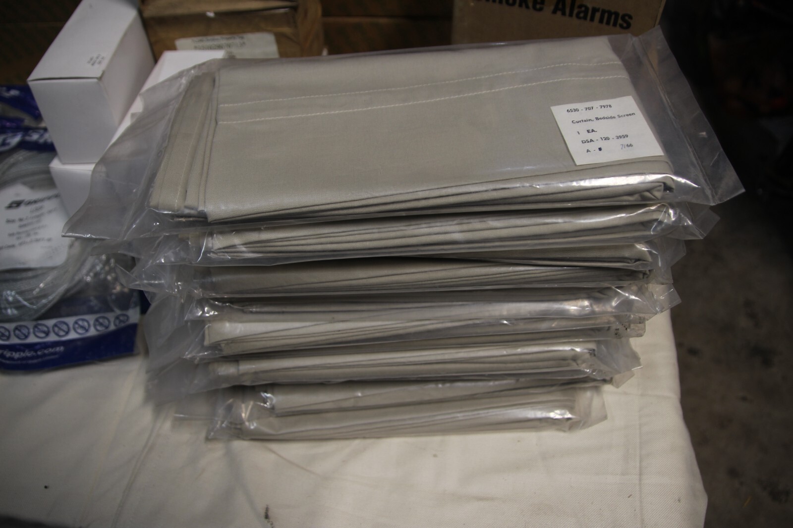 1966 Vintage Vietnam era US Military Hospital bedside curtain NSN#6530-707-7978