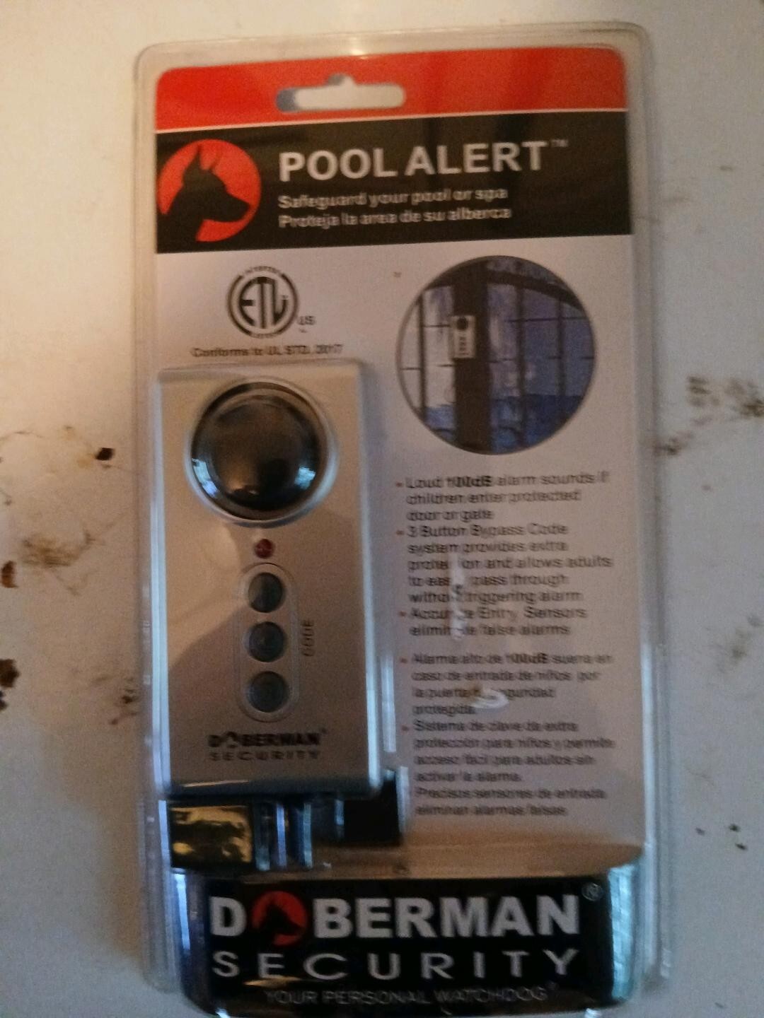 Doberman Security 100dB Loud Sounding Alarm Child Safety Pool Alert New Sealed